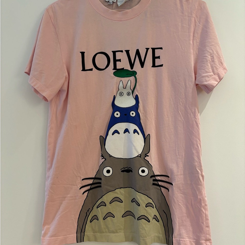 Loewe Pink Totoro Graphic Tee